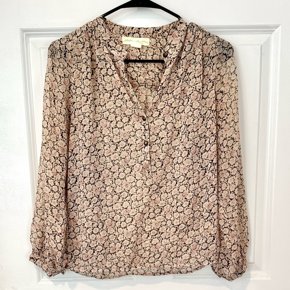 Floral Patterned Women's Top